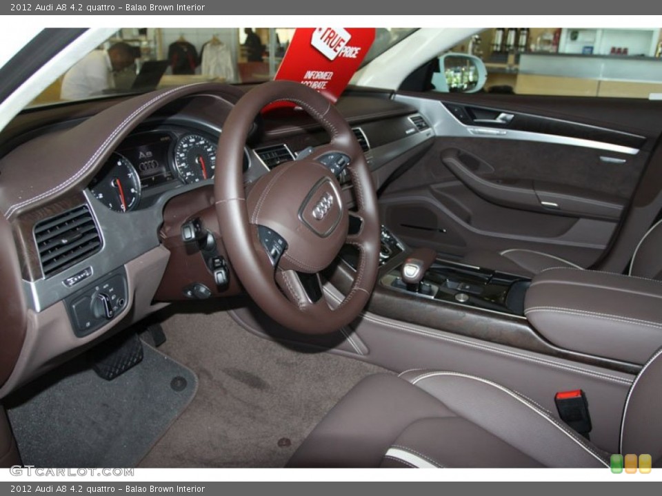Balao Brown Interior Photo for the 2012 Audi A8 4.2 quattro #66014313