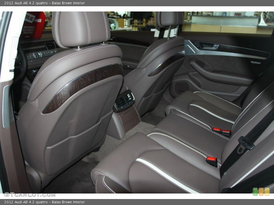 Balao Brown Interior Photo for the 2012 Audi A8 4.2 quattro #66014400