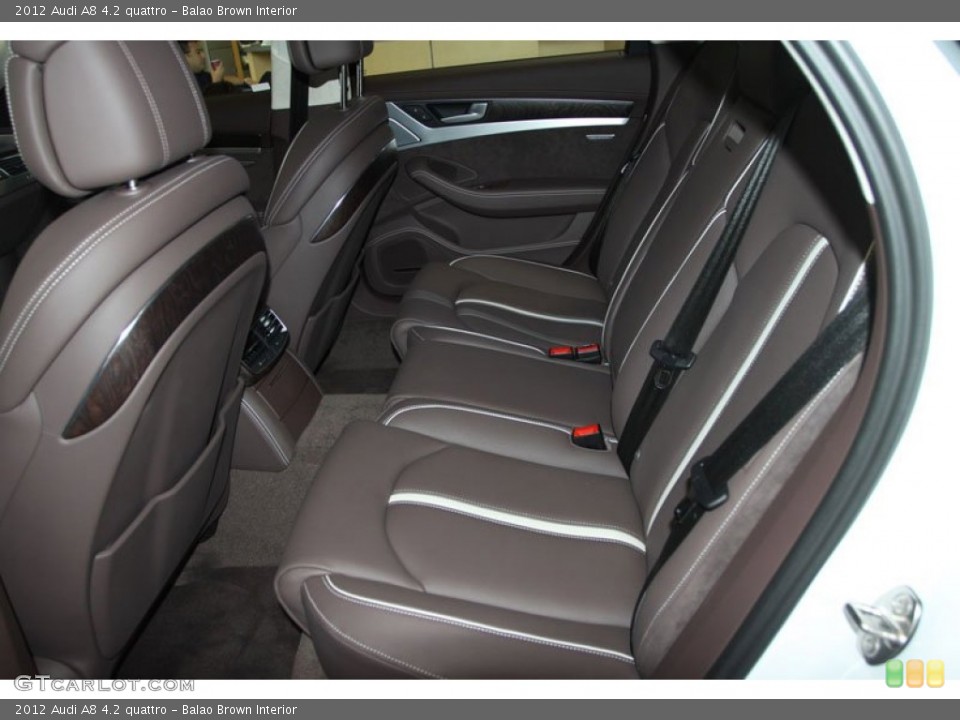 Balao Brown Interior Rear Seat for the 2012 Audi A8 4.2 quattro #66014403