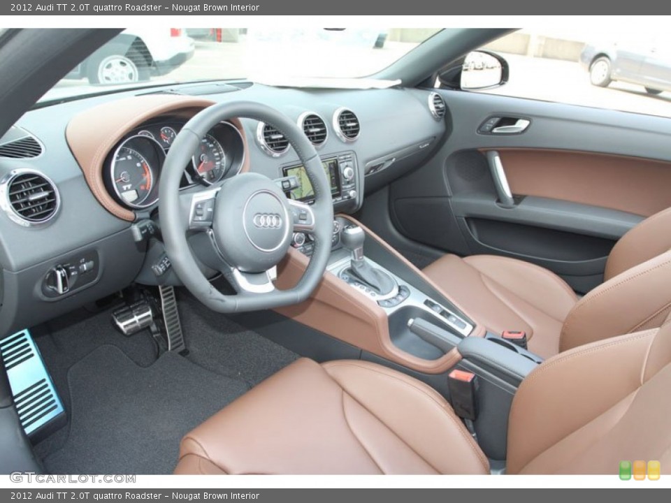 Nougat Brown Interior Photo for the 2012 Audi TT 2.0T quattro Roadster #66014595