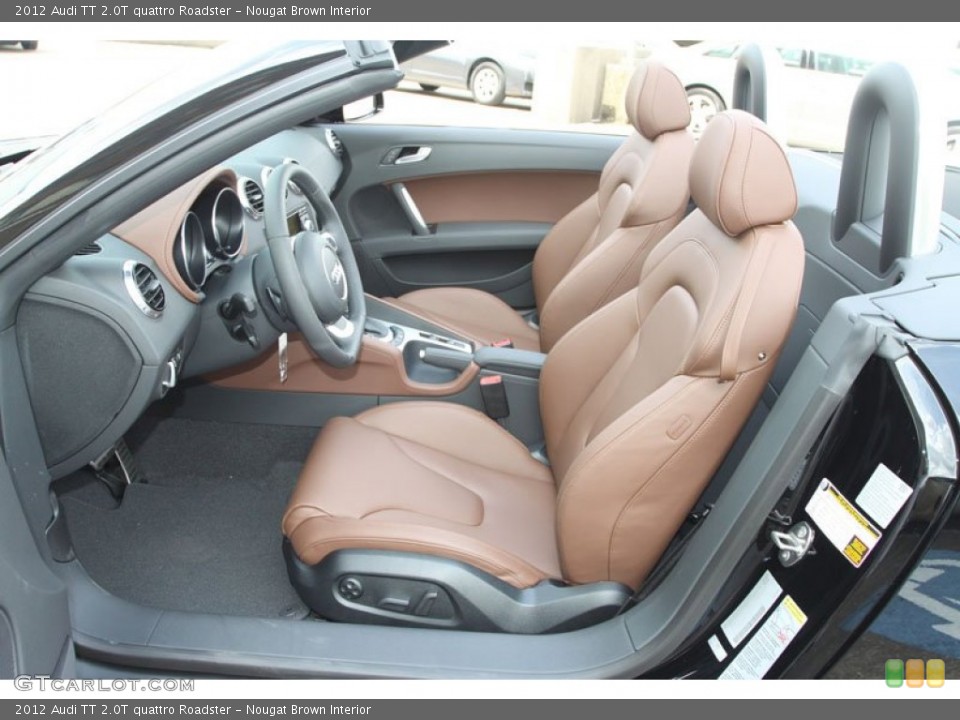 Nougat Brown Interior Front Seat for the 2012 Audi TT 2.0T quattro Roadster #66014606