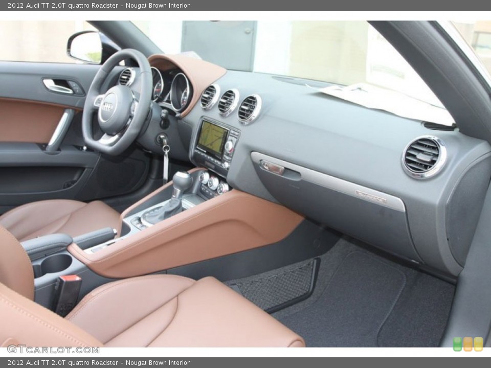 Nougat Brown Interior Dashboard for the 2012 Audi TT 2.0T quattro Roadster #66014691