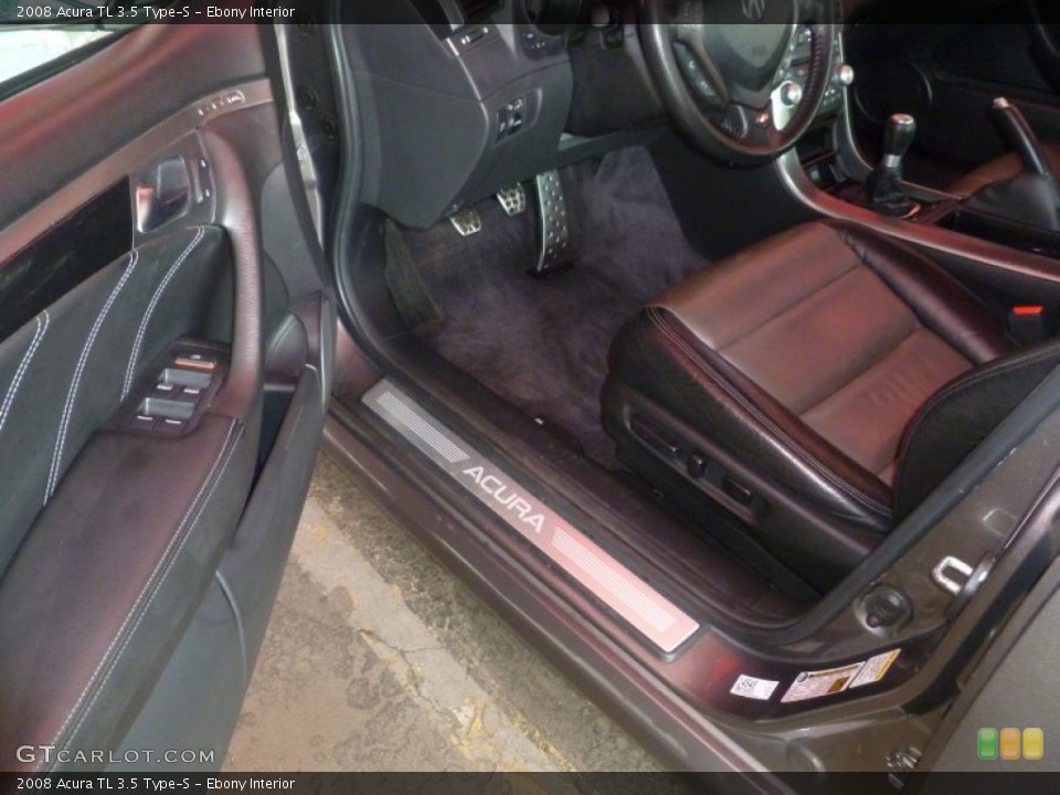 Ebony Interior Photo for the 2008 Acura TL 3.5 Type-S #66014760