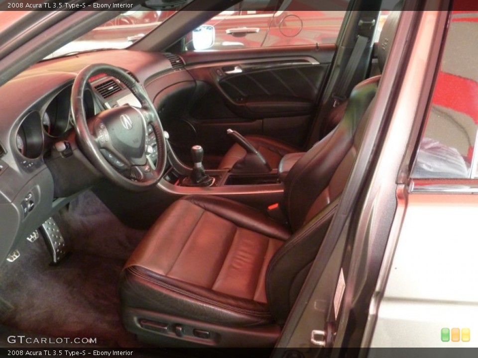 Ebony Interior Photo for the 2008 Acura TL 3.5 Type-S #66014771
