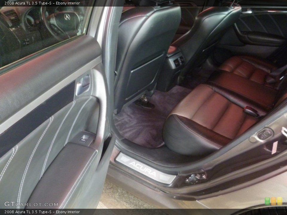 Ebony Interior Photo for the 2008 Acura TL 3.5 Type-S #66014781