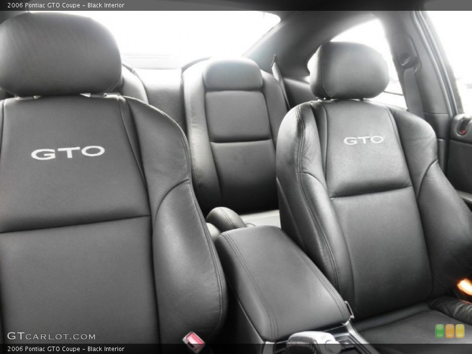 Black Interior Photo for the 2006 Pontiac GTO Coupe #66019877