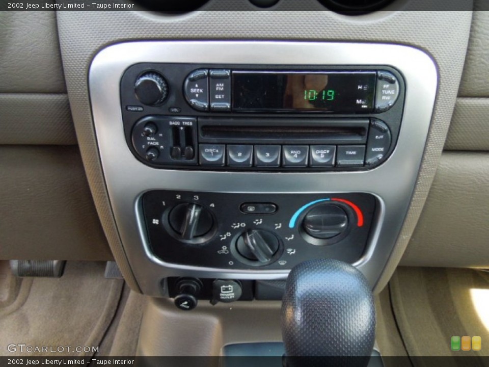 Taupe Interior Controls for the 2002 Jeep Liberty Limited #66020397
