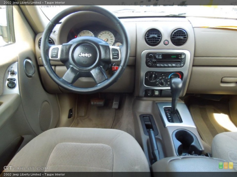 Taupe Interior Dashboard for the 2002 Jeep Liberty Limited #66020448