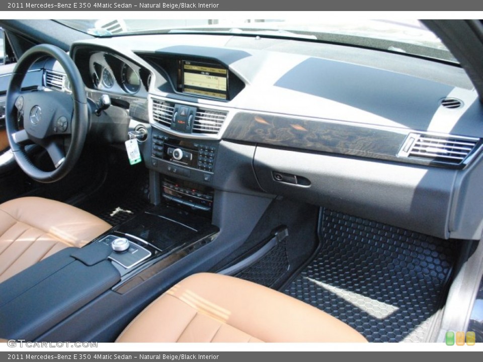 Natural Beige/Black Interior Dashboard for the 2011 Mercedes-Benz E 350 4Matic Sedan #66031584