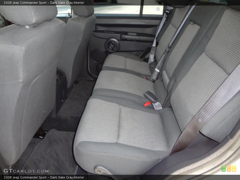 Dark Slate Gray Interior Photo for the 2008 Jeep Commander Sport #66032475