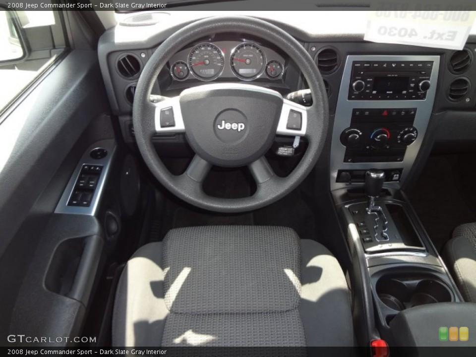 Dark Slate Gray Interior Dashboard for the 2008 Jeep Commander Sport #66032493