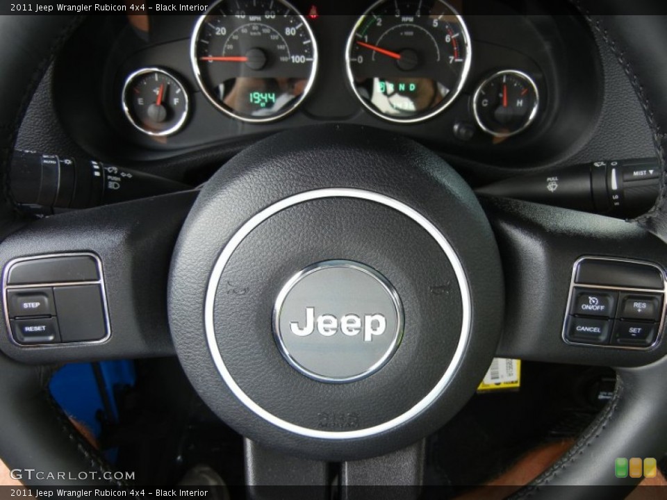 Black Interior Controls for the 2011 Jeep Wrangler Rubicon 4x4 #66035331