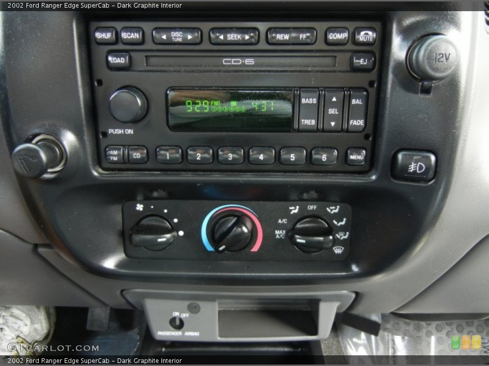Dark Graphite Interior Controls for the 2002 Ford Ranger Edge SuperCab #66036087