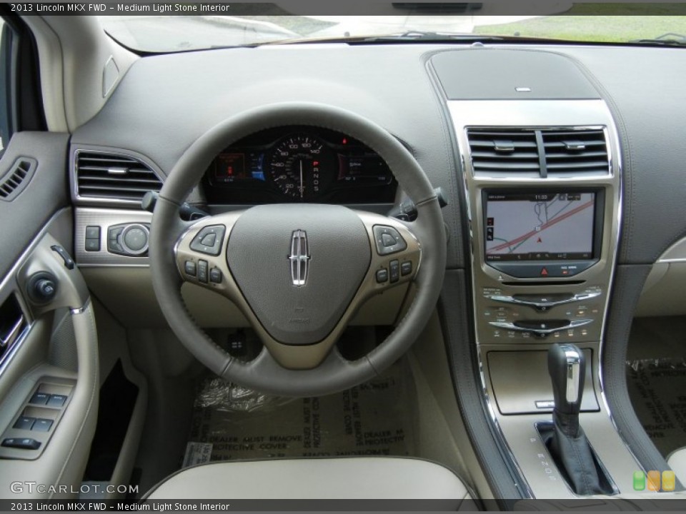 Medium Light Stone Interior Dashboard for the 2013 Lincoln MKX FWD #66036570