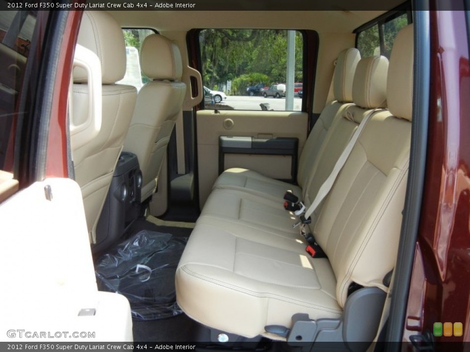 Adobe Interior Rear Seat for the 2012 Ford F350 Super Duty Lariat Crew Cab 4x4 #66036795
