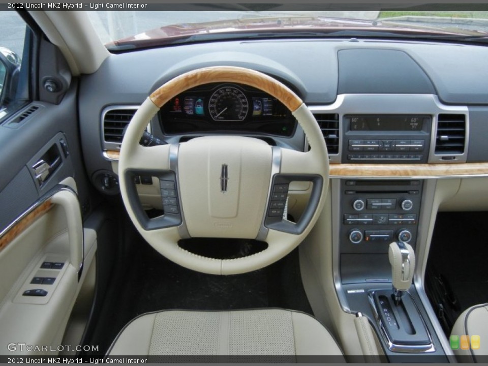 Light Camel Interior Dashboard for the 2012 Lincoln MKZ Hybrid #66037443