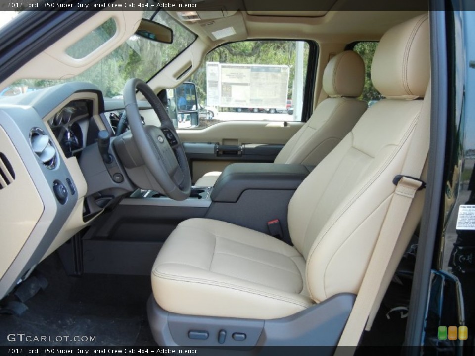 Adobe Interior Photo for the 2012 Ford F350 Super Duty Lariat Crew Cab 4x4 #66037655