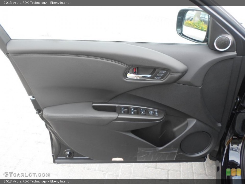 Ebony Interior Door Panel for the 2013 Acura RDX Technology #66037731