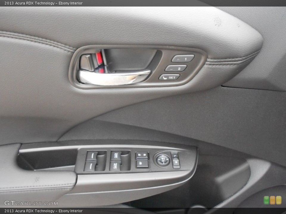 Ebony Interior Controls for the 2013 Acura RDX Technology #66037848