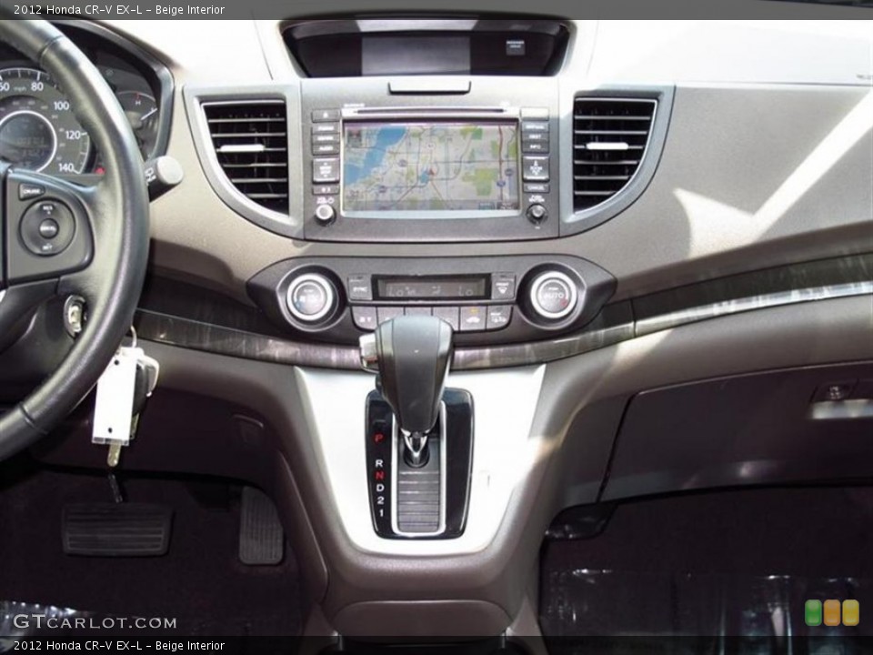 Beige Interior Controls for the 2012 Honda CR-V EX-L #66038412