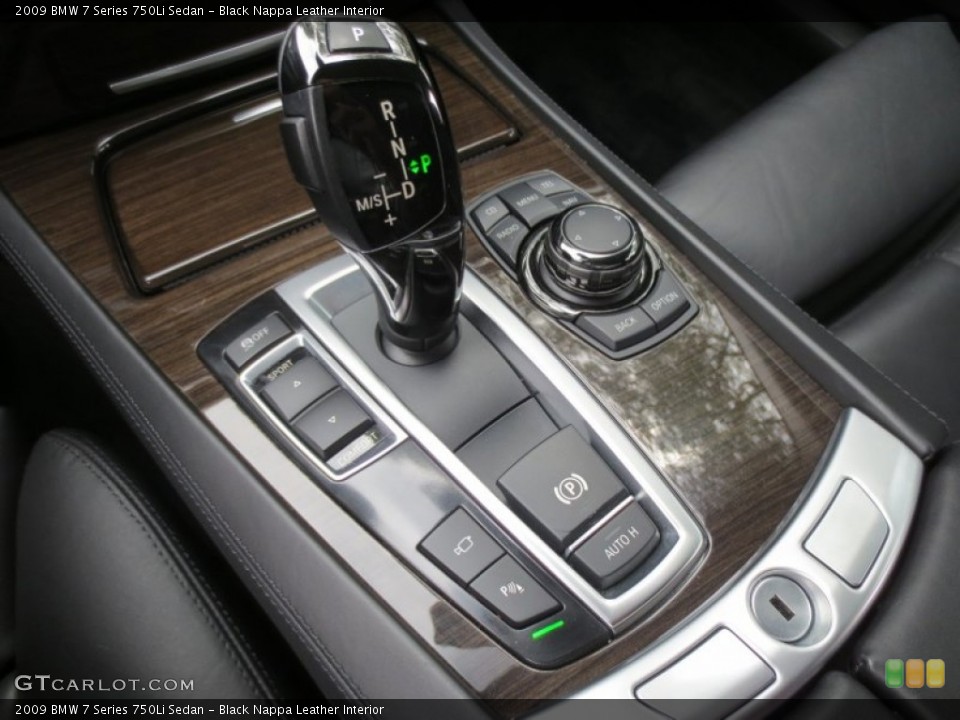 Black Nappa Leather Interior Transmission for the 2009 BMW 7 Series 750Li Sedan #66038556