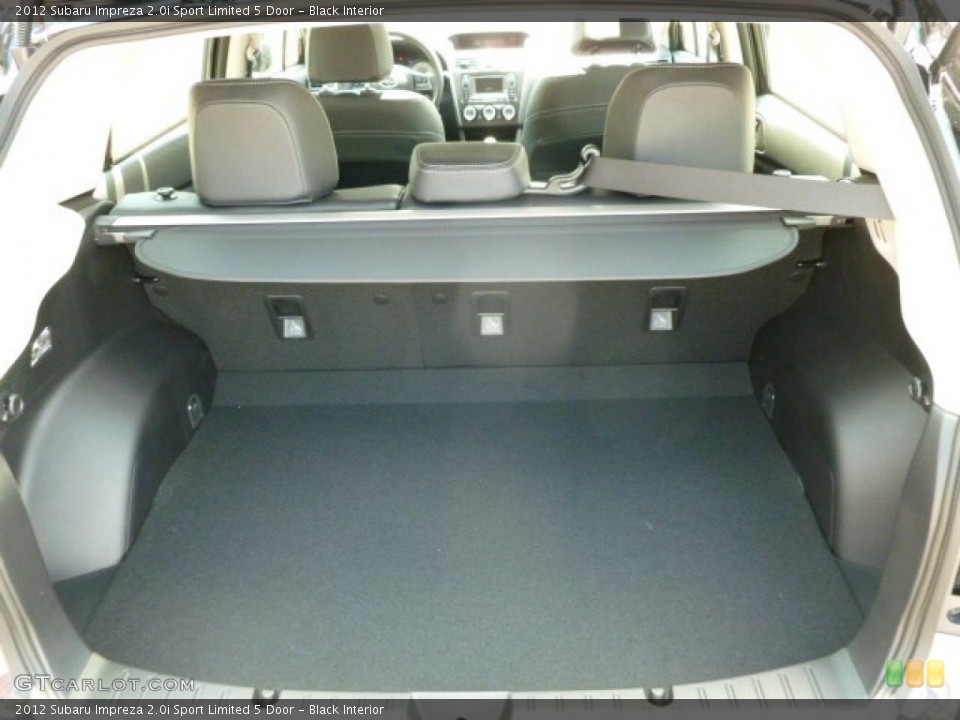 Black Interior Trunk for the 2012 Subaru Impreza 2.0i Sport Limited 5 Door #66042153
