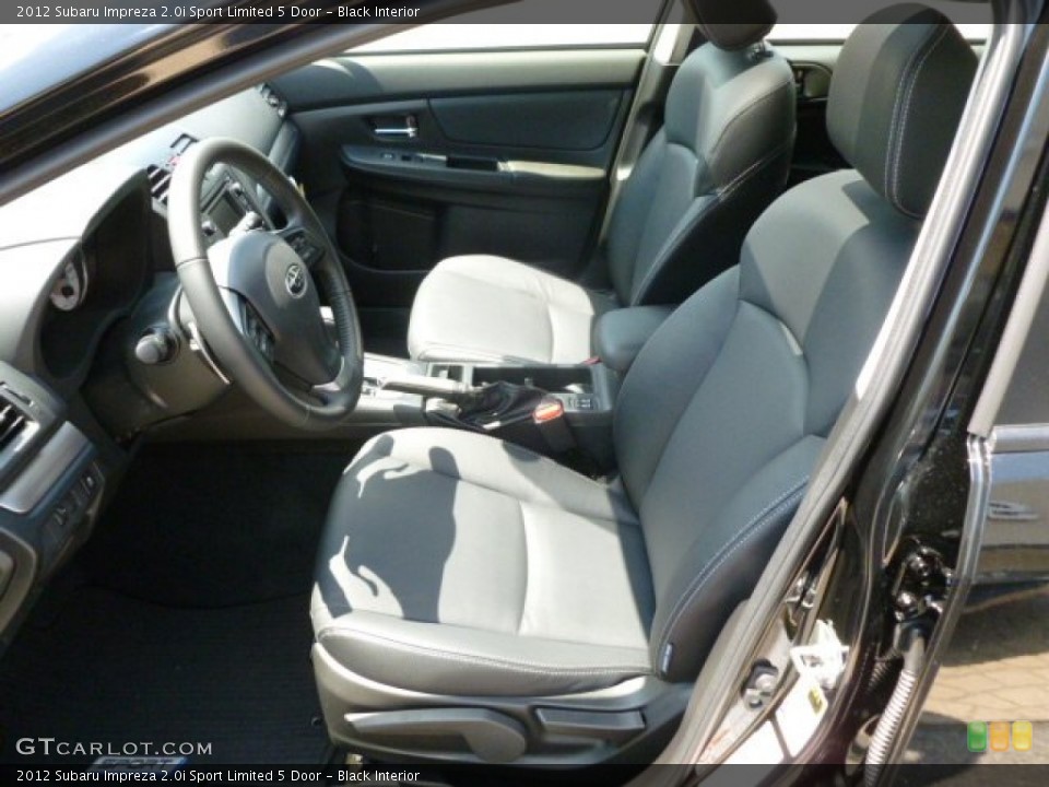 Black Interior Photo for the 2012 Subaru Impreza 2.0i Sport Limited 5 Door #66042162