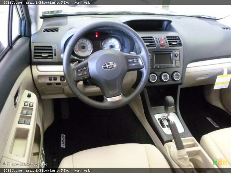 Ivory Interior Dashboard for the 2012 Subaru Impreza 2.0i Sport Limited 5 Door #66042216