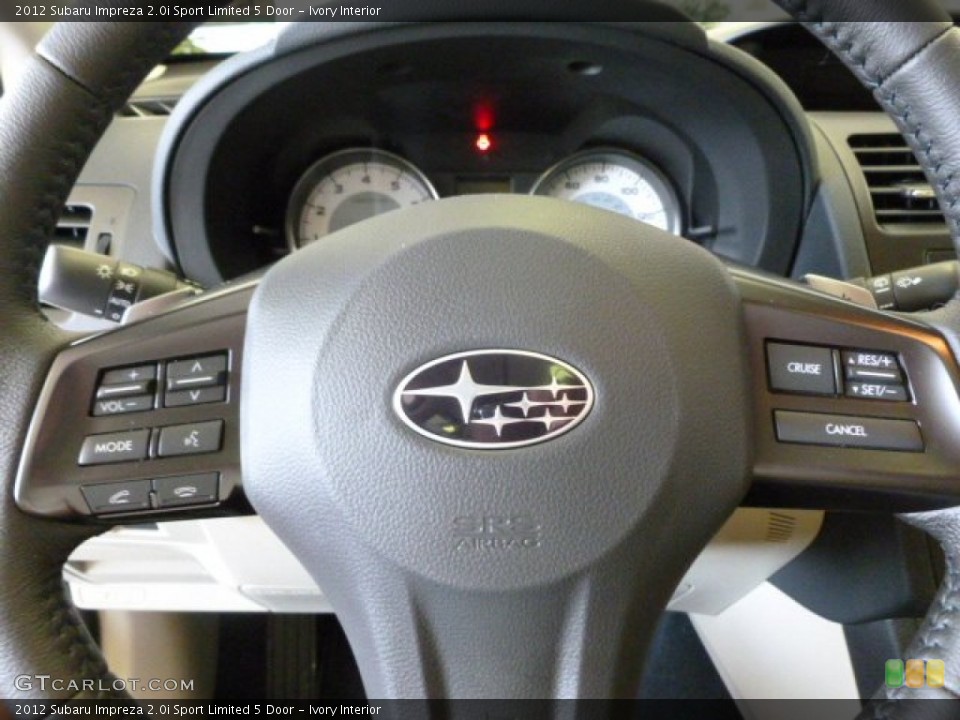 Ivory Interior Steering Wheel for the 2012 Subaru Impreza 2.0i Sport Limited 5 Door #66042228