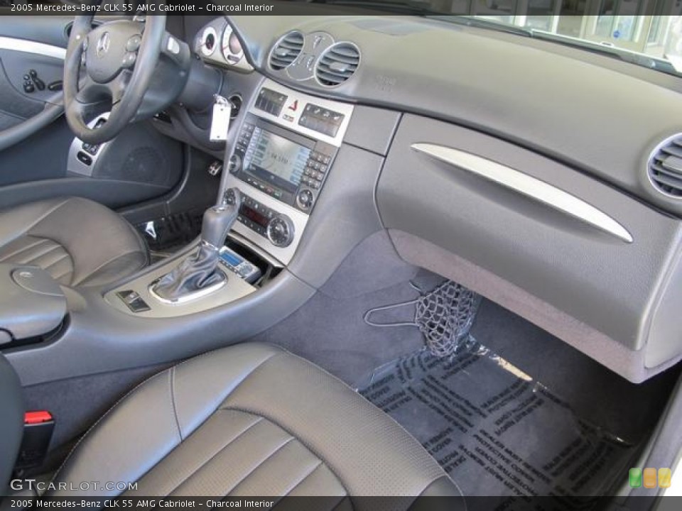 Charcoal Interior Dashboard for the 2005 Mercedes-Benz CLK 55 AMG Cabriolet #66046527