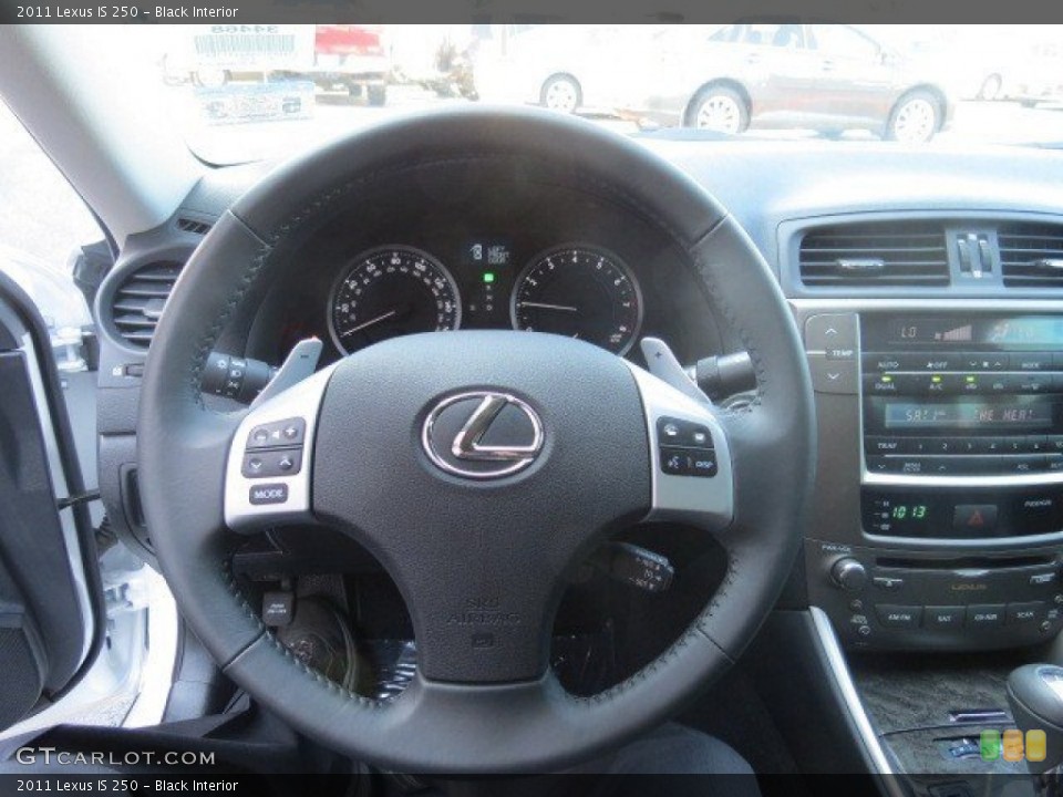 Black Interior Steering Wheel for the 2011 Lexus IS 250 #66048970