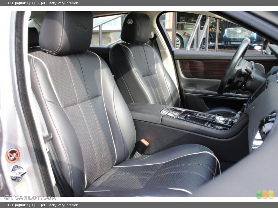 Jet Black/Ivory Interior Photo for the 2011 Jaguar XJ XJL #66056339