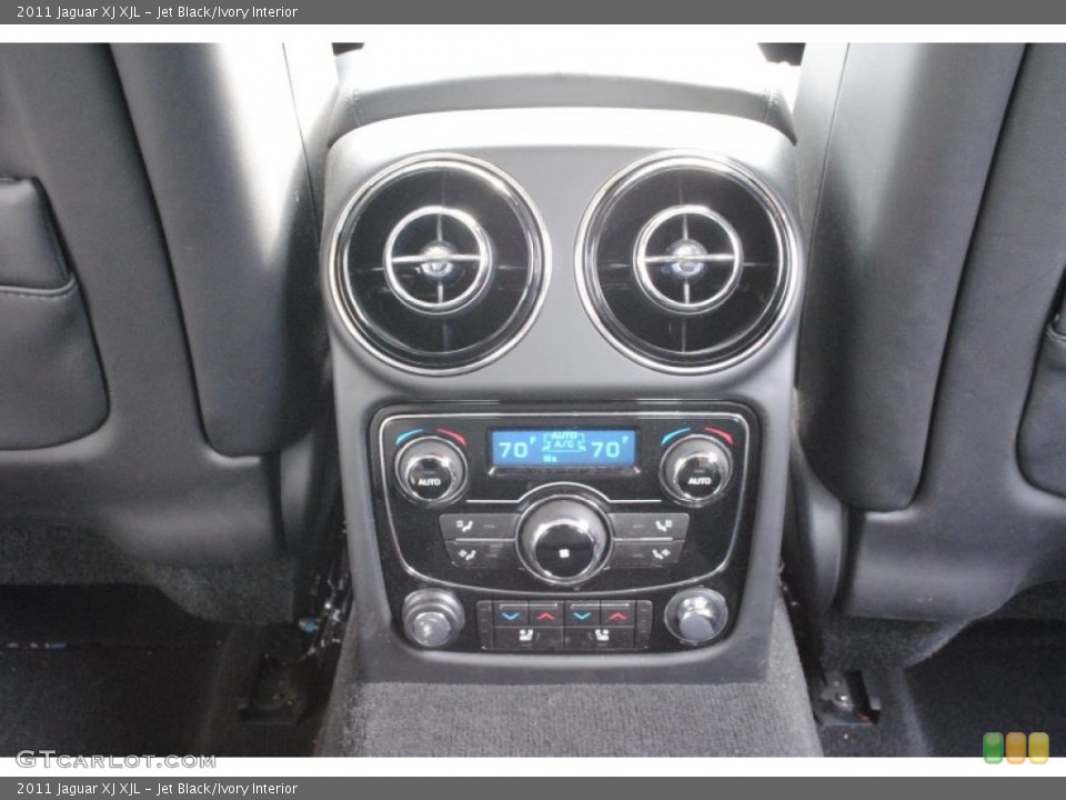 Jet Black/Ivory Interior Controls for the 2011 Jaguar XJ XJL #66056396