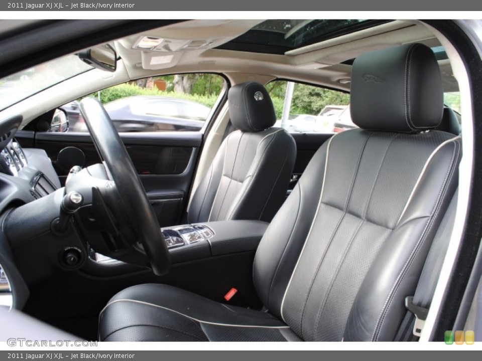 Jet Black/Ivory Interior Photo for the 2011 Jaguar XJ XJL #66056423