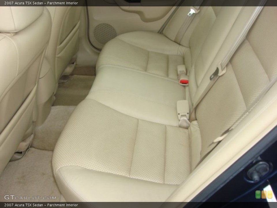 Parchment Interior Rear Seat for the 2007 Acura TSX Sedan #66059186