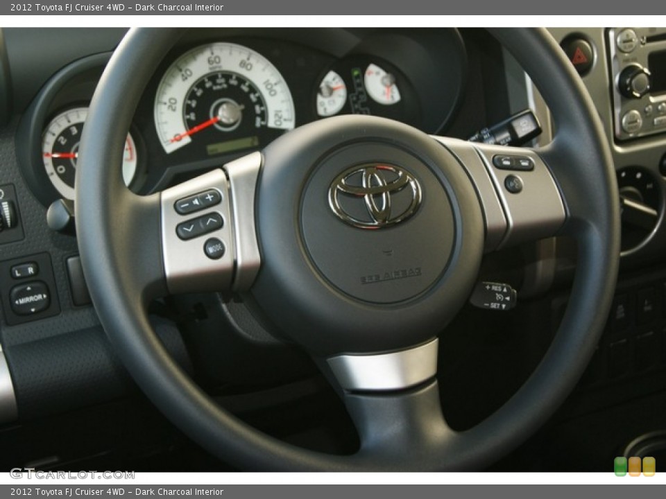 Dark Charcoal Interior Steering Wheel for the 2012 Toyota FJ Cruiser 4WD #66066164