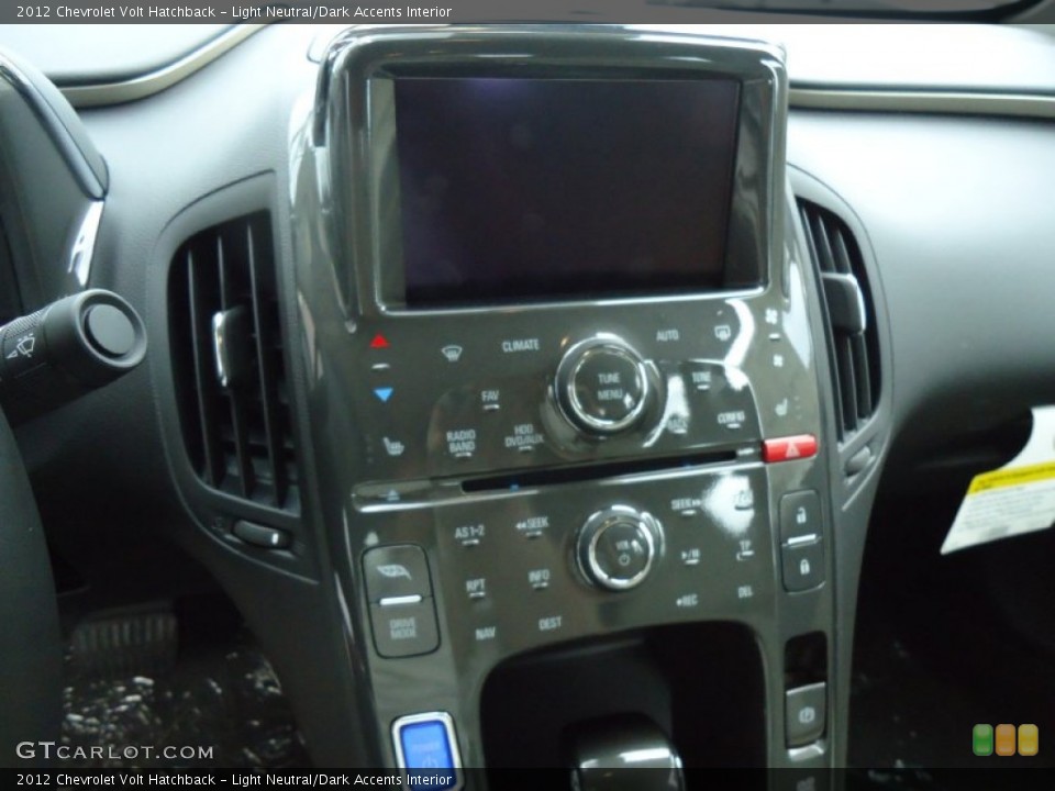 Light Neutral/Dark Accents Interior Controls for the 2012 Chevrolet Volt Hatchback #66066365