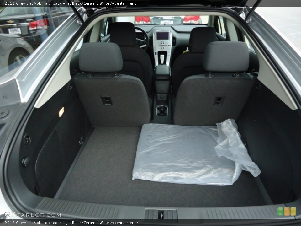 Jet Black/Ceramic White Accents Interior Trunk for the 2012 Chevrolet Volt Hatchback #66066578