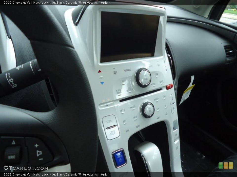 Jet Black/Ceramic White Accents Interior Dashboard for the 2012 Chevrolet Volt Hatchback #66066599