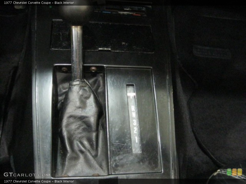 Black Interior Transmission for the 1977 Chevrolet Corvette Coupe #66071828