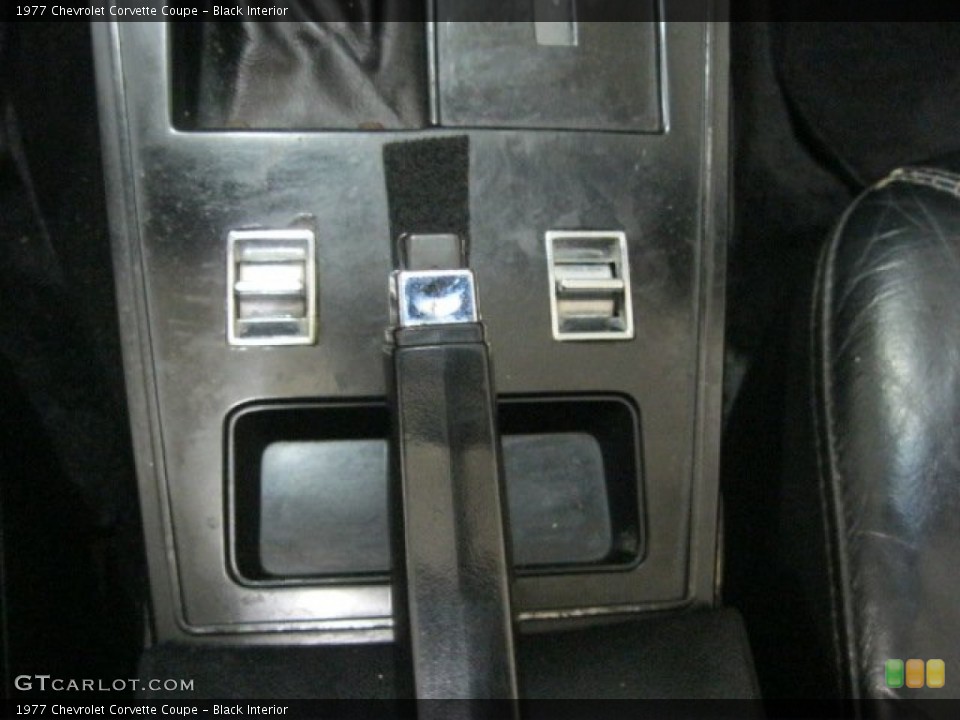 Black Interior Controls for the 1977 Chevrolet Corvette Coupe #66071837