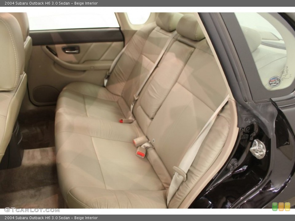 Beige Interior Rear Seat for the 2004 Subaru Outback H6 3.0 Sedan #66072272