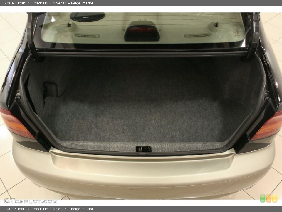 Beige Interior Trunk for the 2004 Subaru Outback H6 3.0 Sedan #66072329