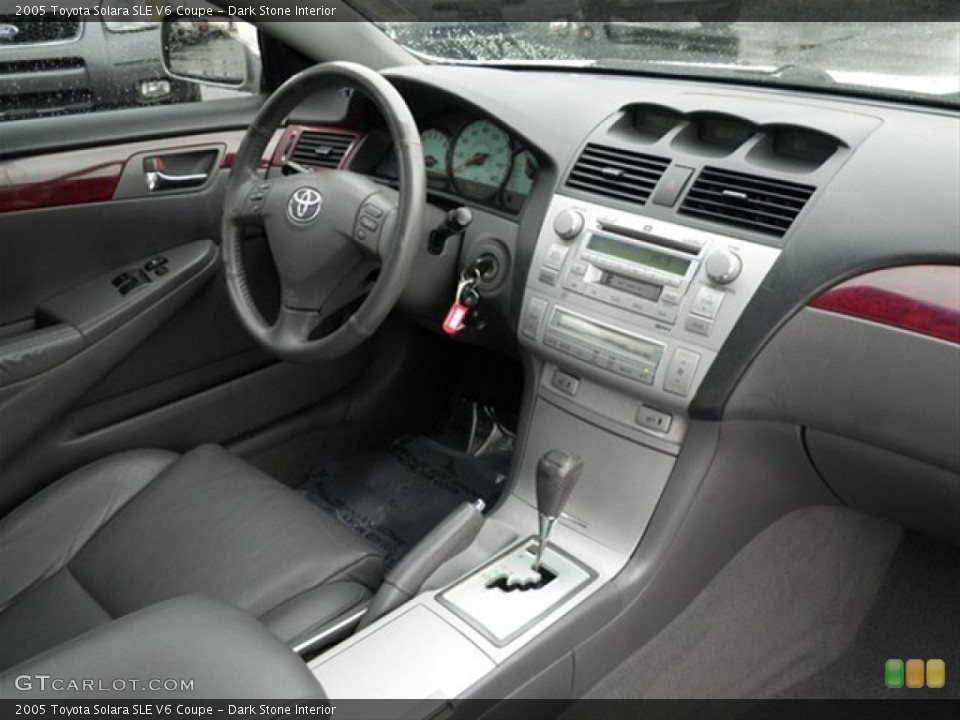 Dark Stone Interior Dashboard for the 2005 Toyota Solara SLE V6 Coupe #66077986