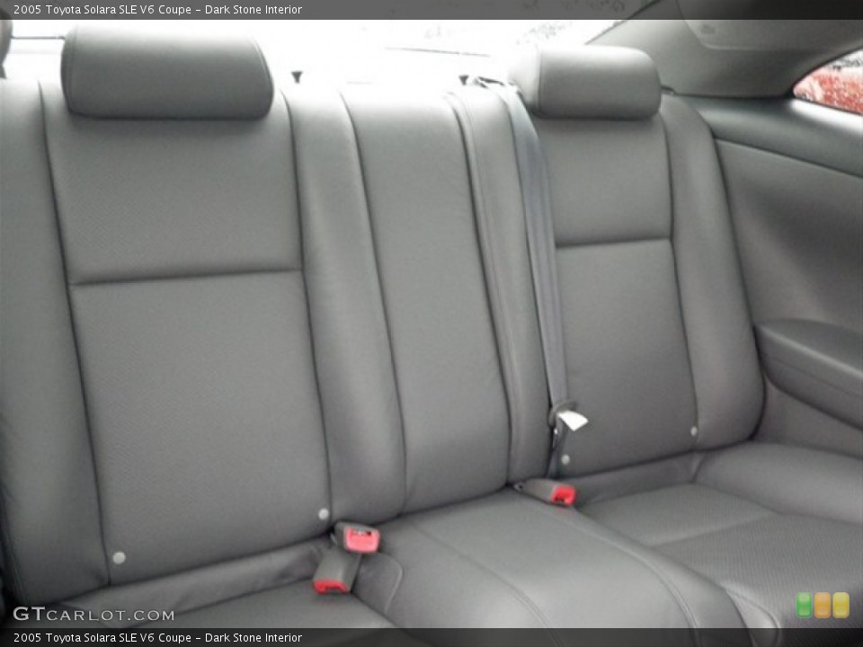 Dark Stone Interior Rear Seat for the 2005 Toyota Solara SLE V6 Coupe #66077996