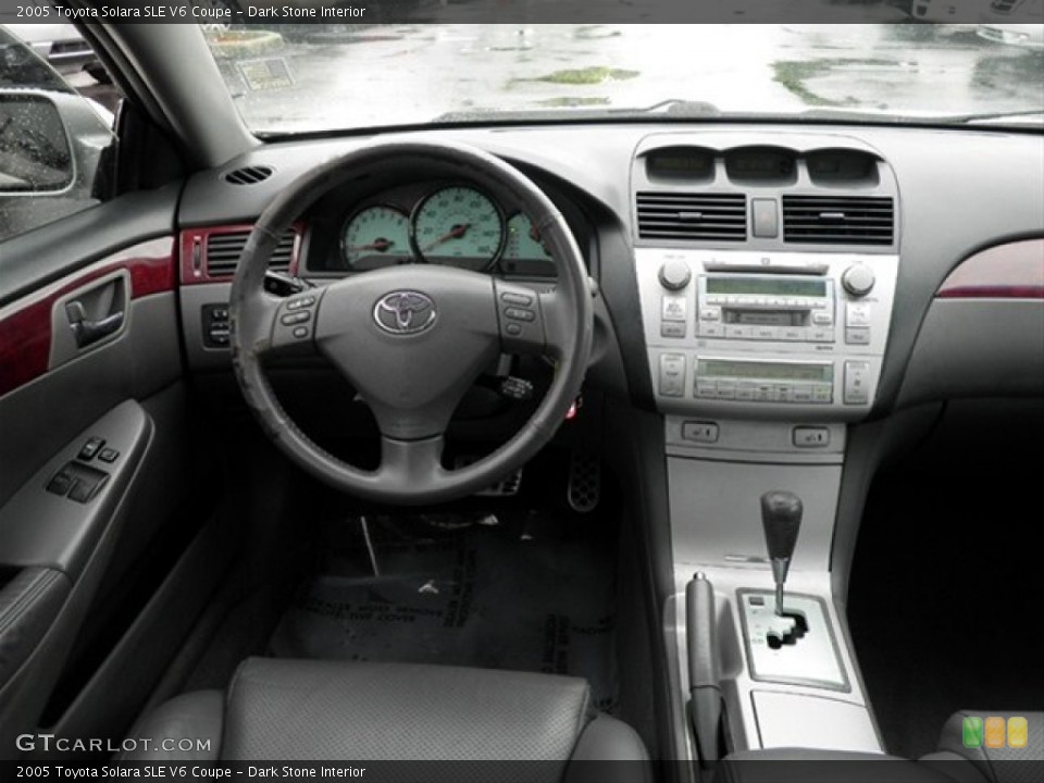 Dark Stone Interior Dashboard for the 2005 Toyota Solara SLE V6 Coupe #66078005