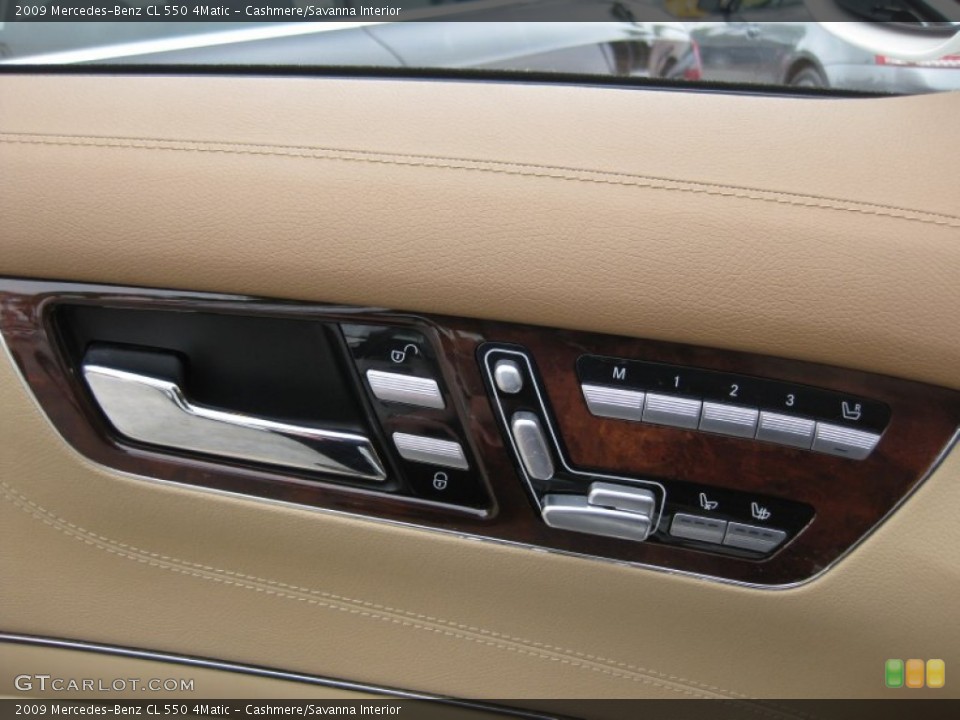 Cashmere/Savanna Interior Controls for the 2009 Mercedes-Benz CL 550 4Matic #66082254