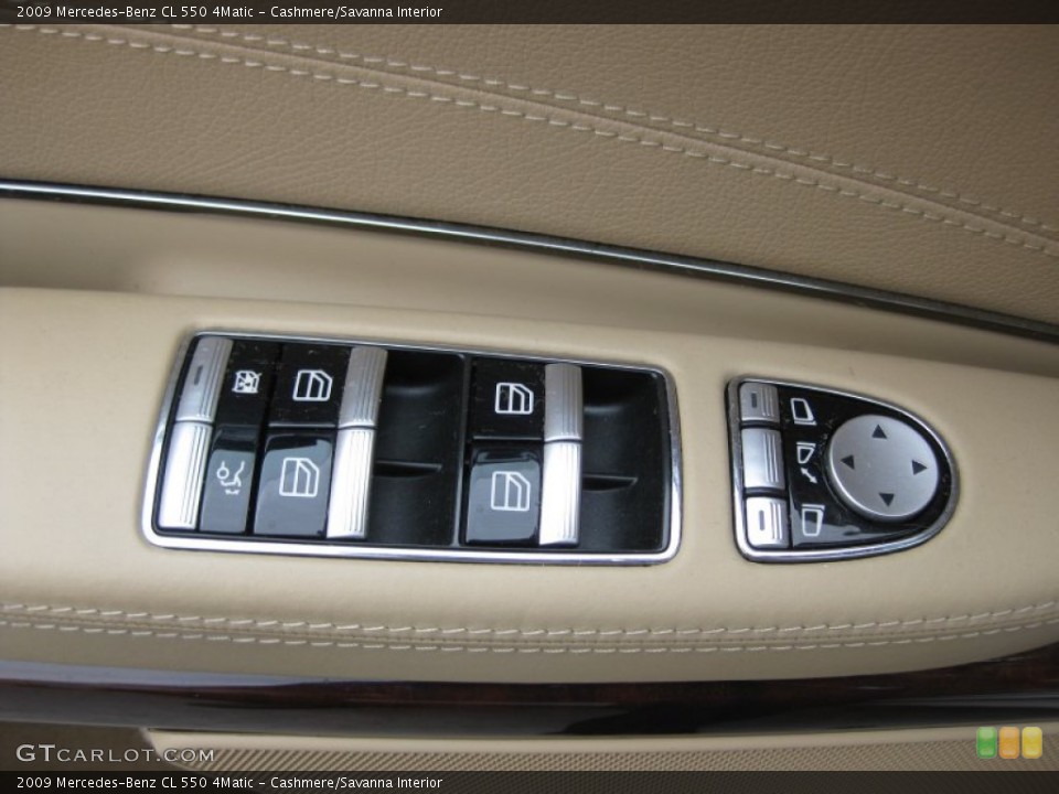 Cashmere/Savanna Interior Controls for the 2009 Mercedes-Benz CL 550 4Matic #66082263
