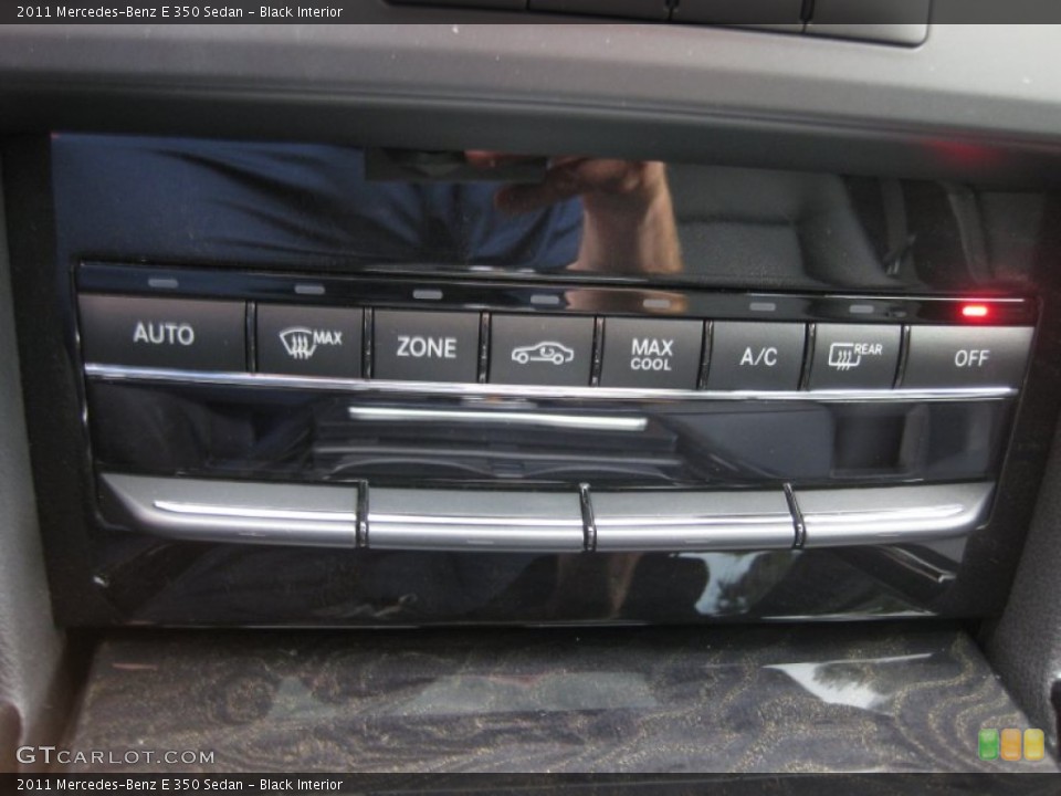 Black Interior Controls for the 2011 Mercedes-Benz E 350 Sedan #66083013