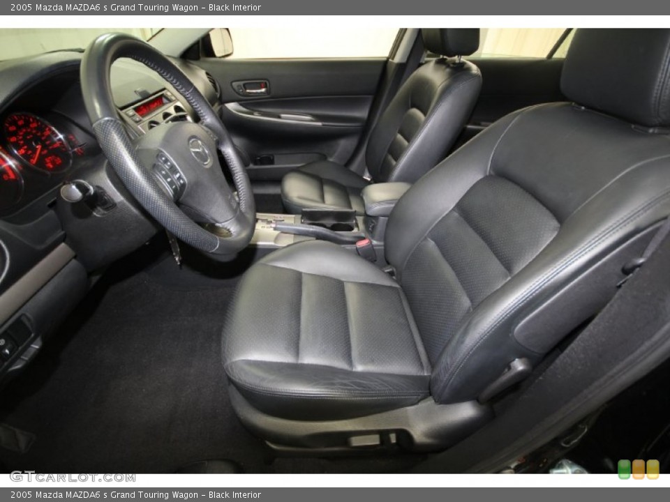 Black Interior Photo for the 2005 Mazda MAZDA6 s Grand Touring Wagon #66084487